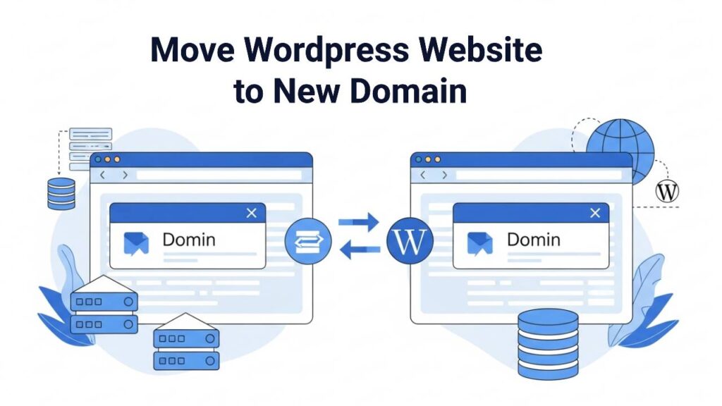 Move WordPress website to new domain safely without losing content or SEO rankings